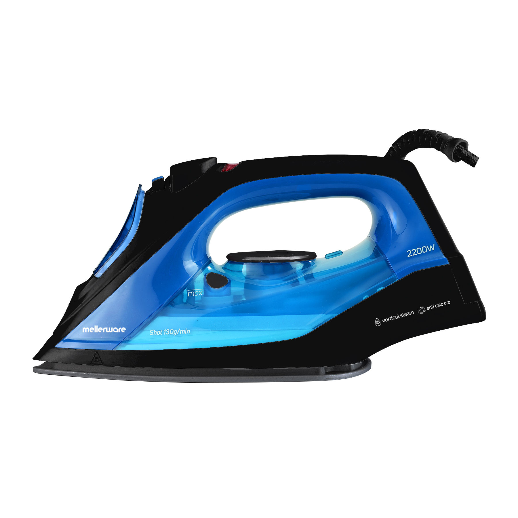 Mellerware Iron Steam / Dry / Spray Titanium Blue 