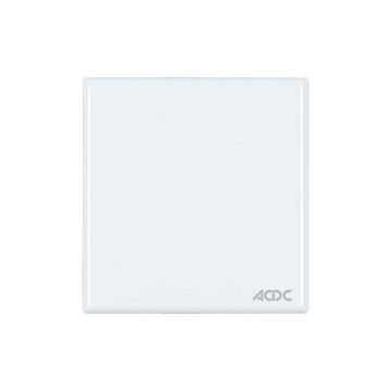 ACDC - Blank White Steel Cover Plate 4x4