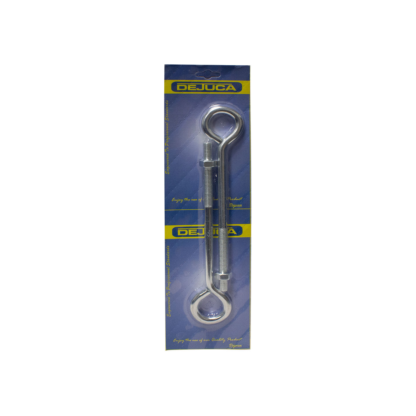 Dejuca - Eye Bolt with Nut - 12mm X 250mm - 2/pkt - 2 Pack