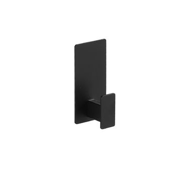 Punch Free Bathroom Shower Clothes Robe Hook  Black YM24