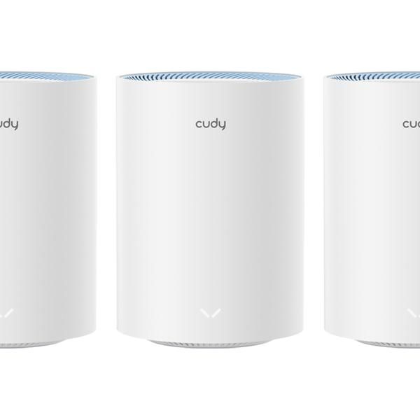 Cudy M1200 Mesh Wifi System - Ac 1200Mbps Dual Band Fast Ethernet (3-Pack)