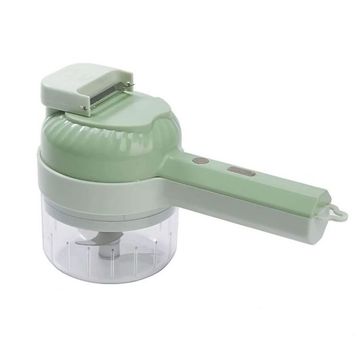USB Rechargeable Electric Vegetable Cutter 4 In 1