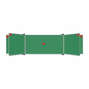 Educational Board Magnetic Chalkboard (1220*1210 - Swing Leaf - Option B)