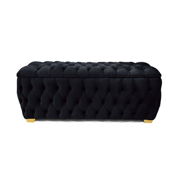 Ava Large Storage Boxes - Double-Black