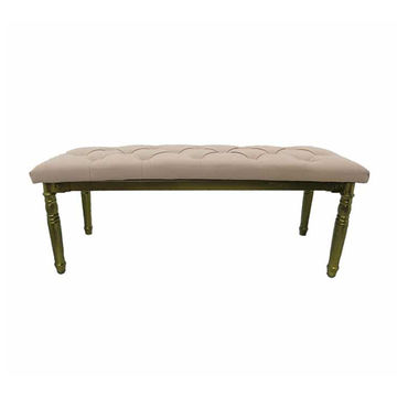 Vividitto - Padded Bench With Gold Legs