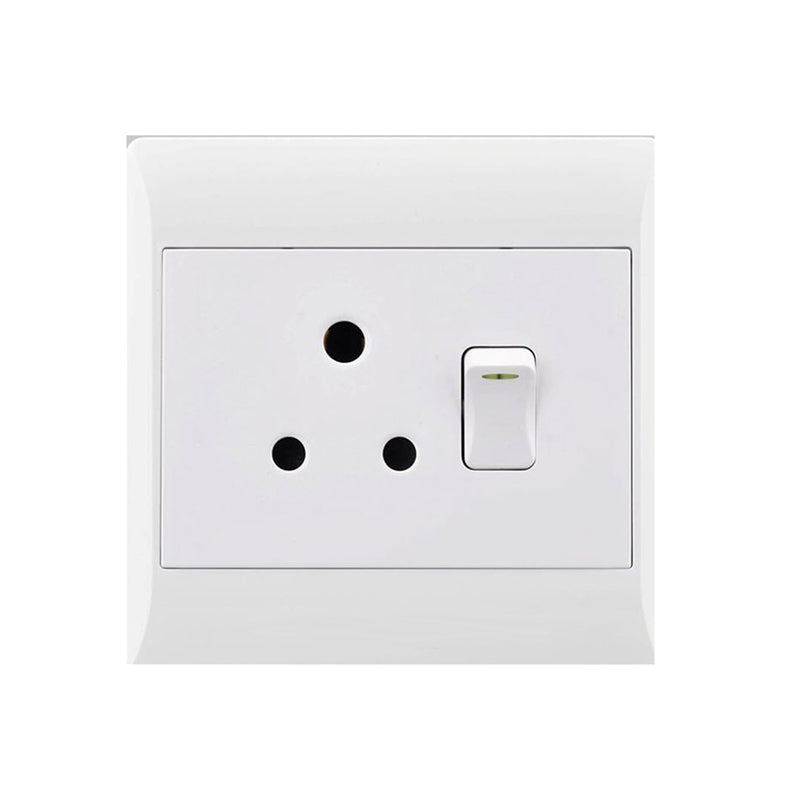 Socket E/Mate 4 X4 Single 16 A White