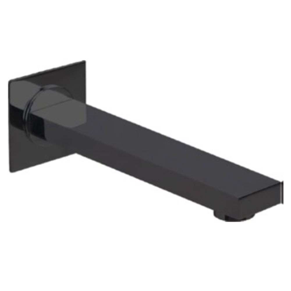 BLACK LUXUS SPOUT SQUARE - 200mm