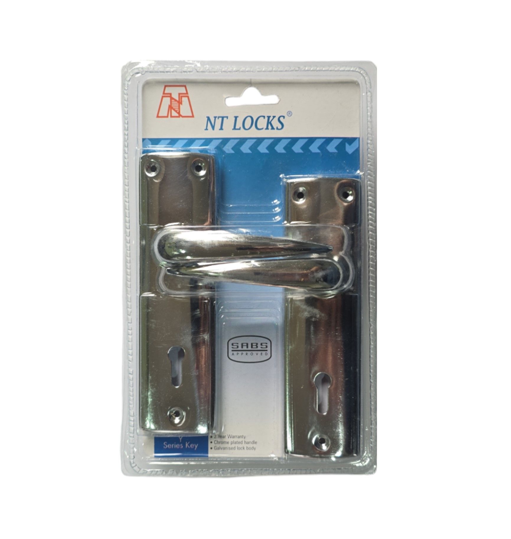NT TOOLS - 2 Lever Mortise Lockset CP