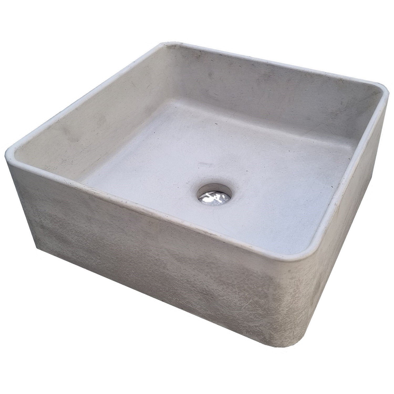 Concrete Cement Handmade Basin Countertop Butler Sink 36 x 36 x 12cm