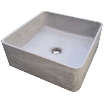 Concrete Cement Handmade Basin Countertop Butler Sink 36 x 36 x 12cm