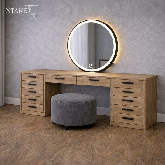 Angela Dressing Table Combo Kirkwall Textured