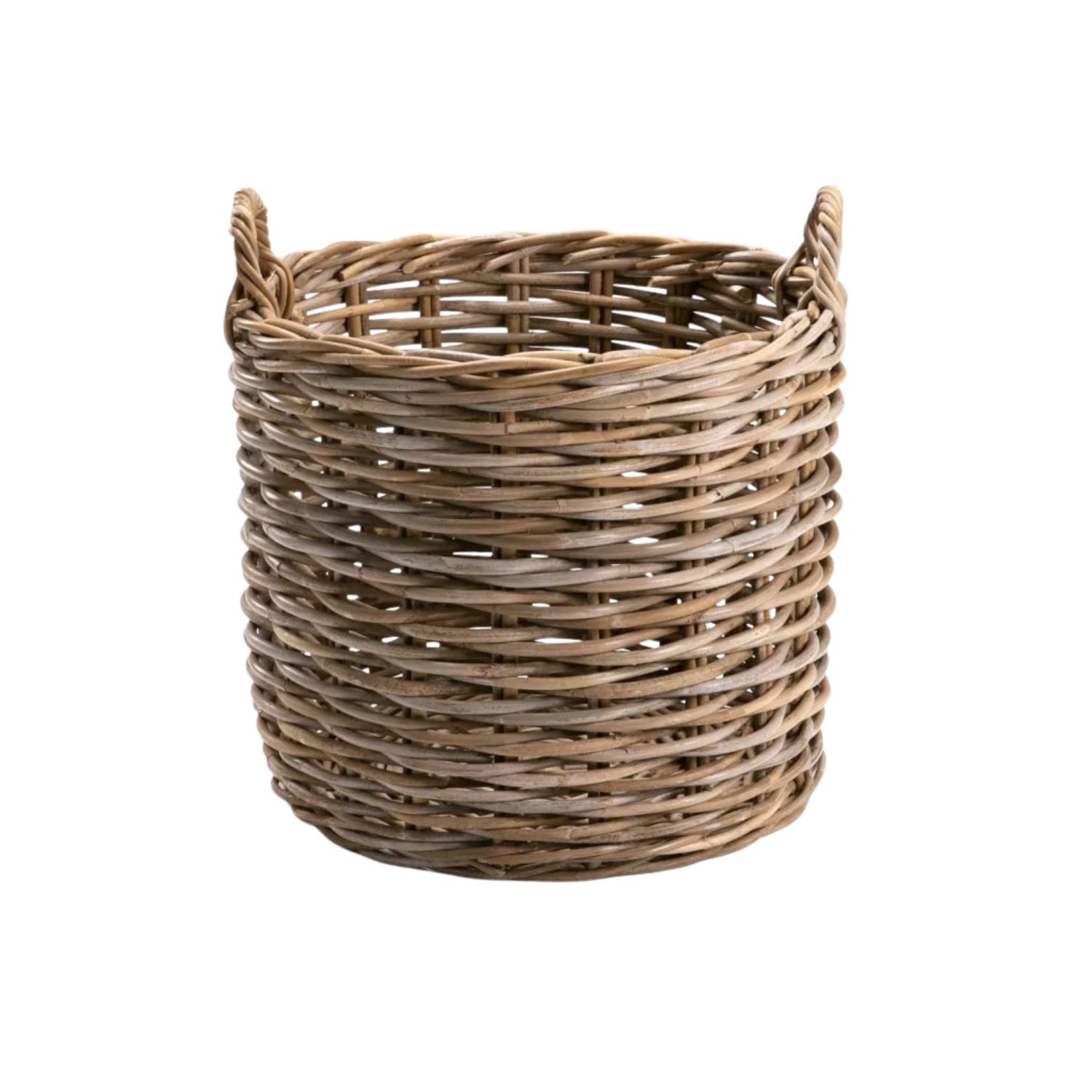 Medium Round Kubu Woven Storage Basket