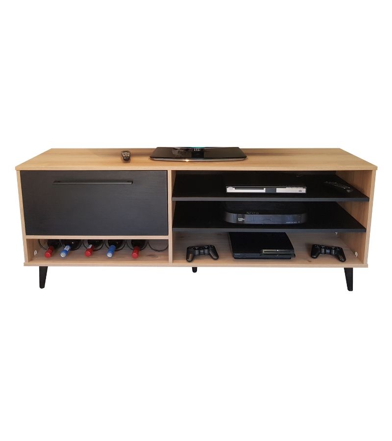 Sienna TV Stand 160cm - Sahara & Ebony