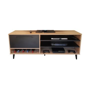 Sienna TV Stand 160cm - Sahara & Ebony