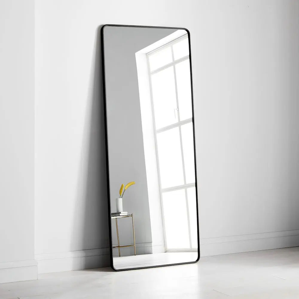 Emma Round Corner Standing Mirror