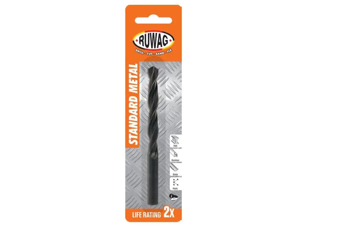 Metal Drill Bit, Ruwag, 8mm (4 pack) BY WOODLY