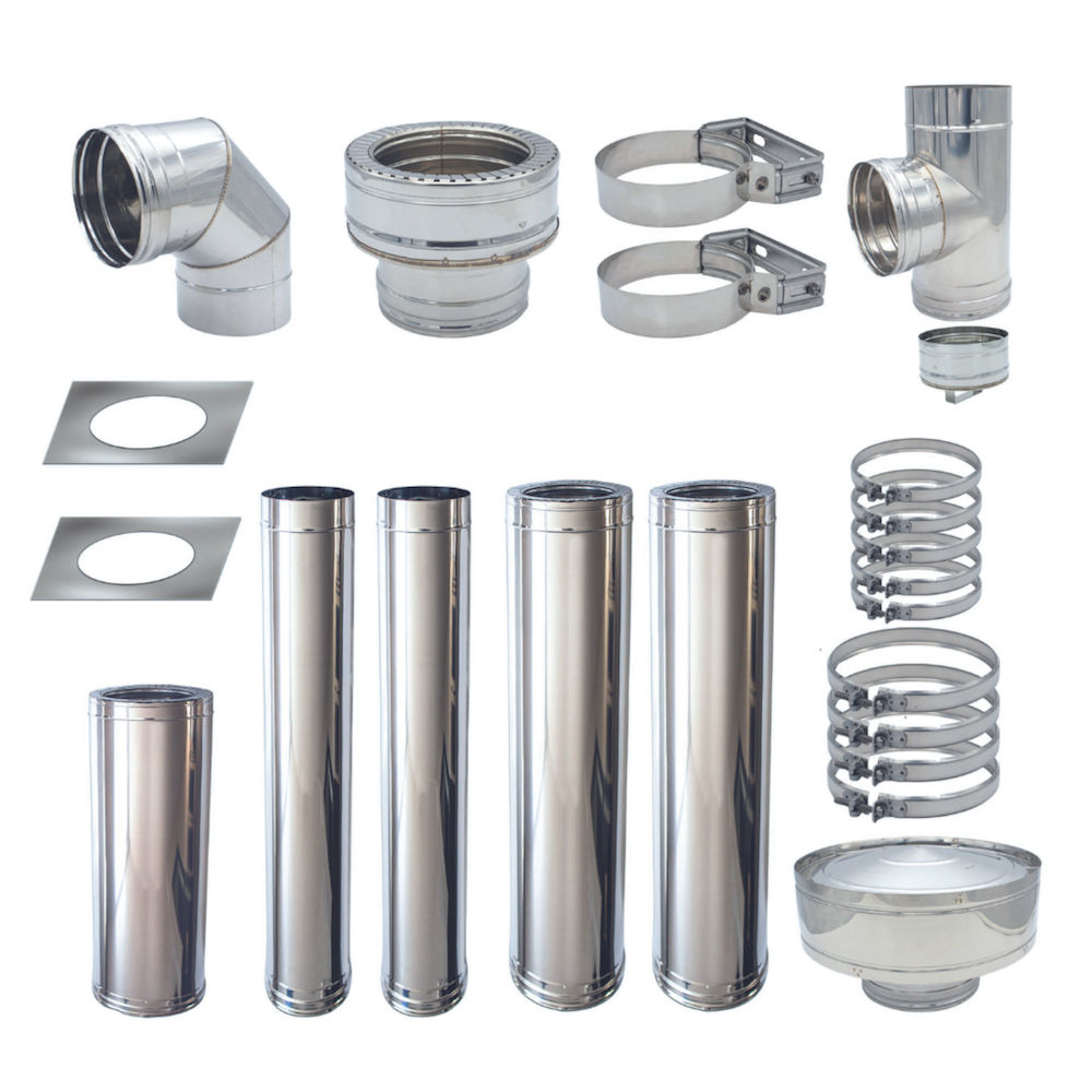 ECONOFIRE 150mm External Flue Kit