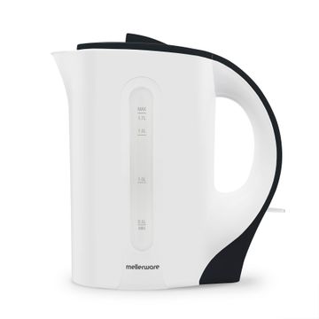 Mellerware Kettle Corded Plastic Black White & Black 1.7L 2200W "Tugela" LOCALLY PRODUCED