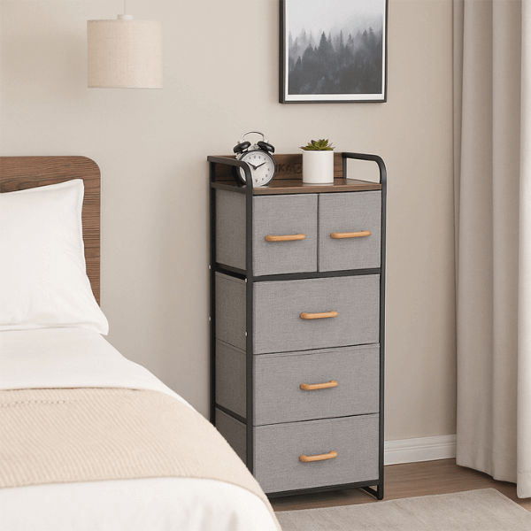 5 Layer Fabric Storage Chest of Drawer