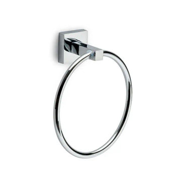 Woodly Towel Ring, Chrome Plated