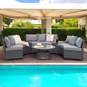 Boma Half Moon Brown couch