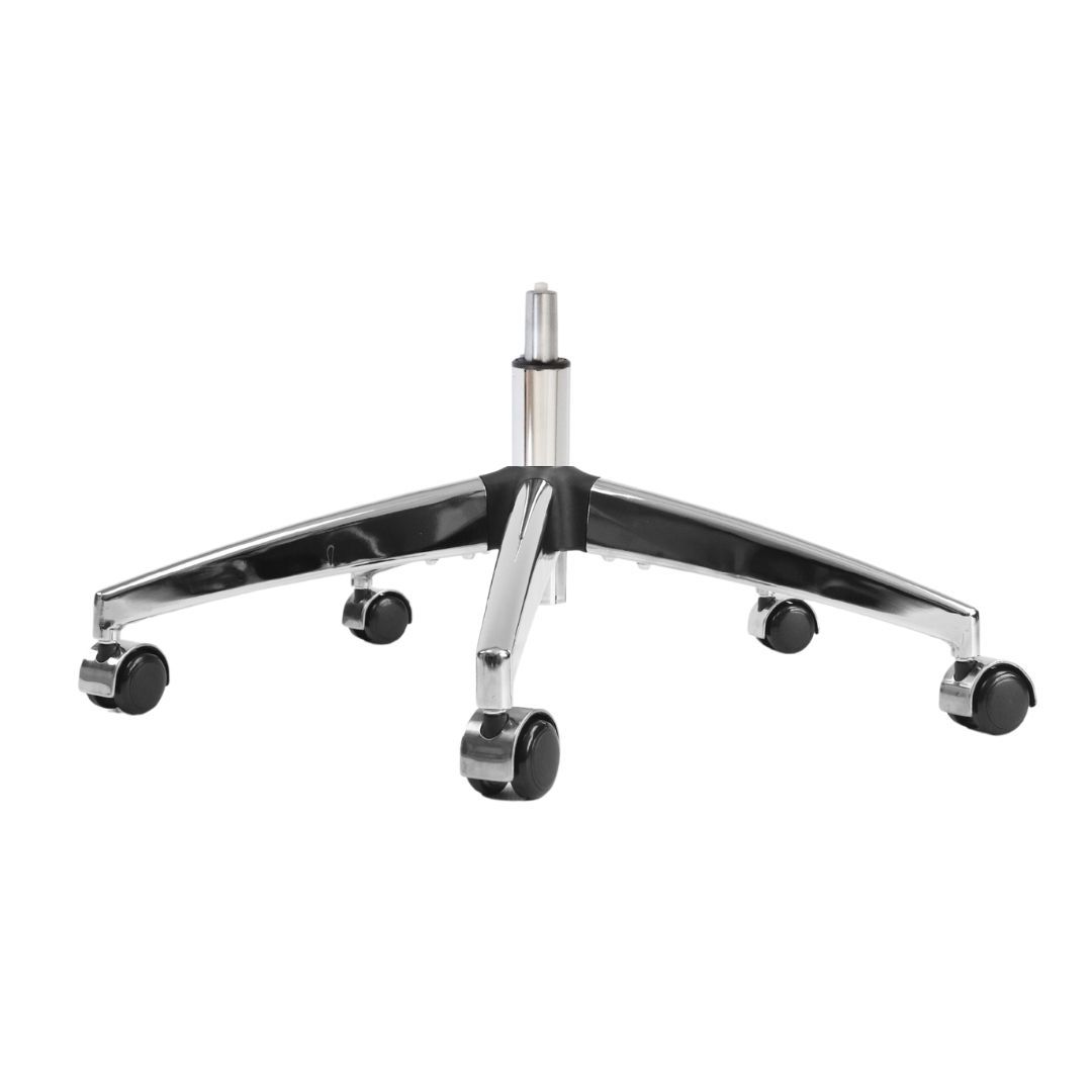 Office Chair Metal Base Upgrade Kit - Chrome Edition