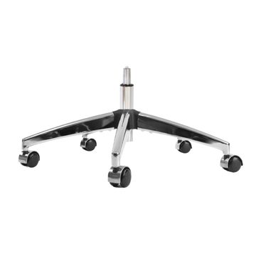 Office Chair Metal Base Upgrade Kit - Chrome Edition