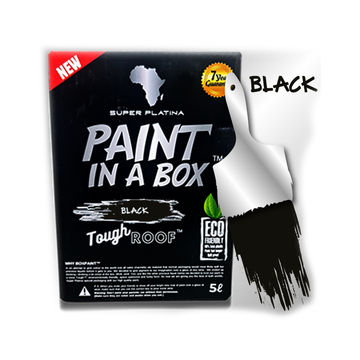 Super Platina - Paint in a Box Tough Roof and Paving Paint 5L - Black