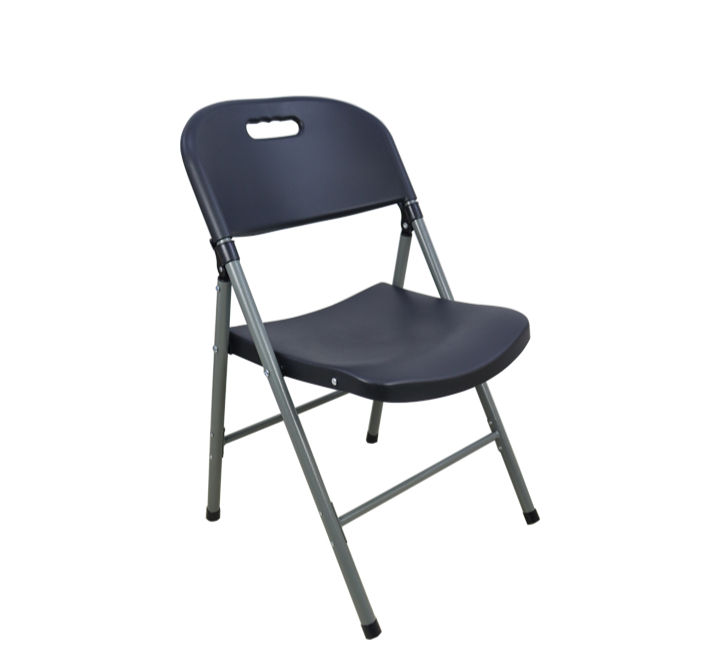 Vividitto -Plastic Folding Chair - Black