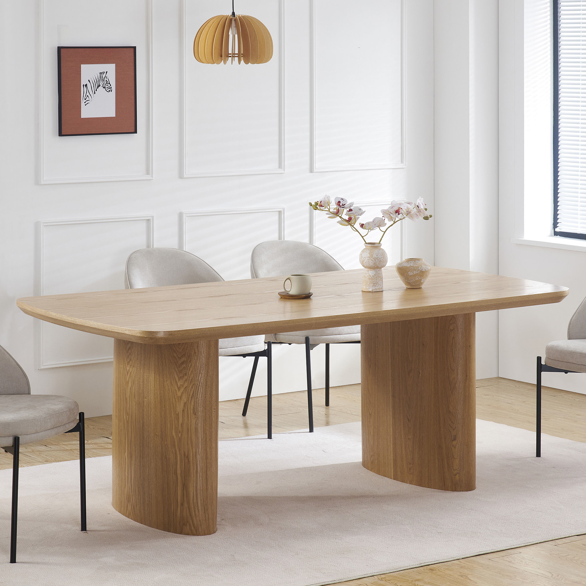 Nevis Dining Table - Natural - 2M