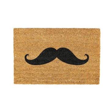 Moustach Coir Doormat Design 700 x 400 mm