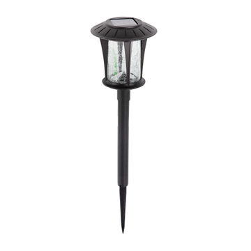 Solar Coach Light With Crack Glass Shade - 6 Pack