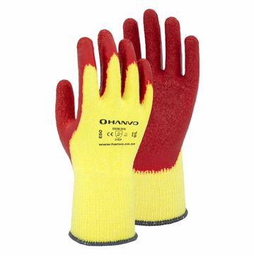 HANVO GRIPPER LATEX GLOVES SIZE 11/XXLARGE
