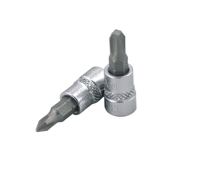 Fixman - 3/8" Dr.Bit Socket Ph2 Phillips Screwdriver Bit - 3 Pack