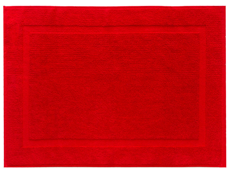Bunty's Plush 750GSM - Bath Mat - 050x080cm - Racing Red(1pc Pack)