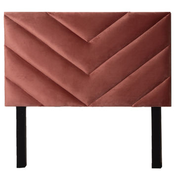 Fusion Headboard - Pink Velvet - King