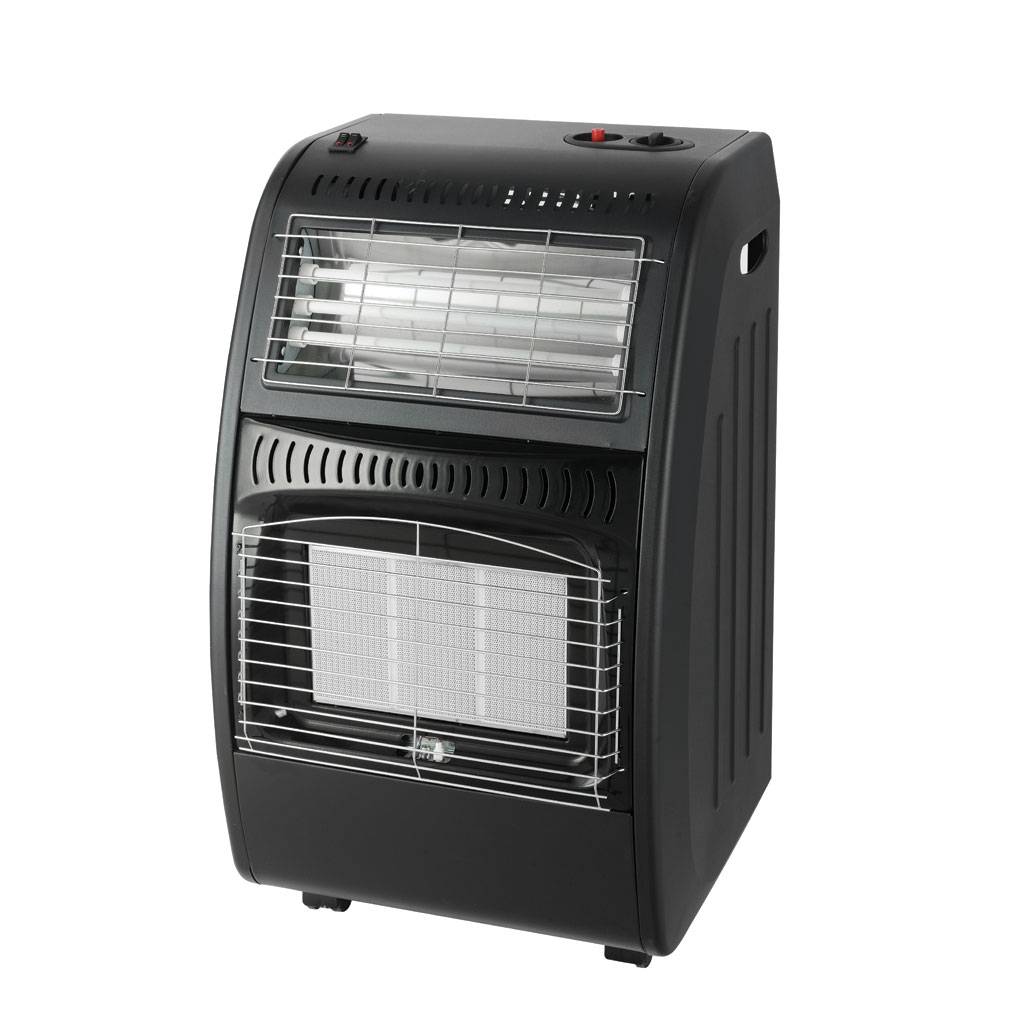 Totai - Roll about - Dual Gas / Electric Heater - Black