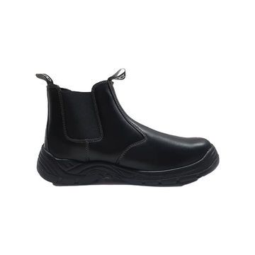 DOT SAFETY Chelsea Contractors Steel Toe Boot Black Size 8