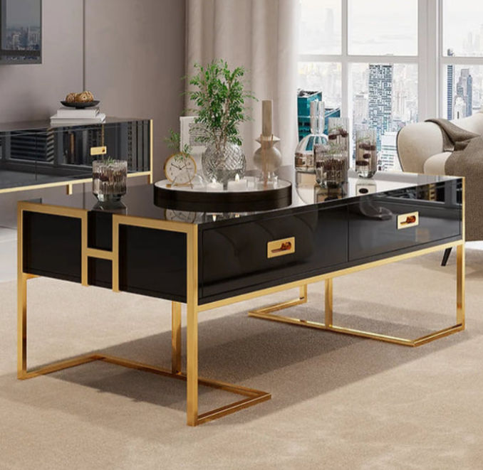 Roze Coffee Table -Black