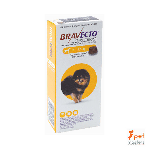 Bravecto Tick & Flea Chew / Toy/2 - 4.5kg