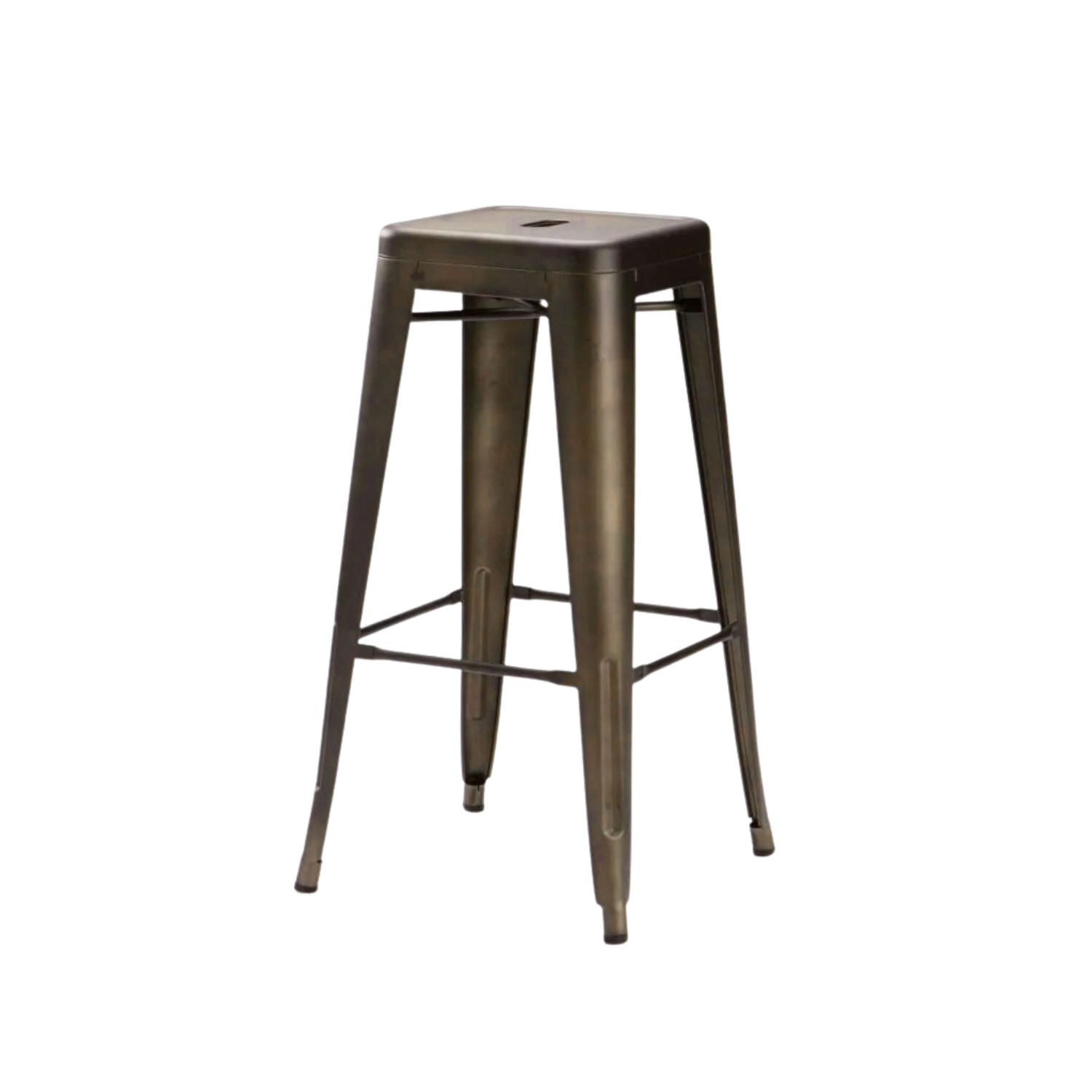 Industrial Metal Barstool - Rustic