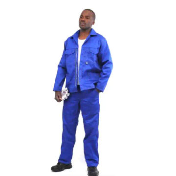 Inyathi Gold Range Pure Cotton Conti Suit - Royal Blue - EU 36