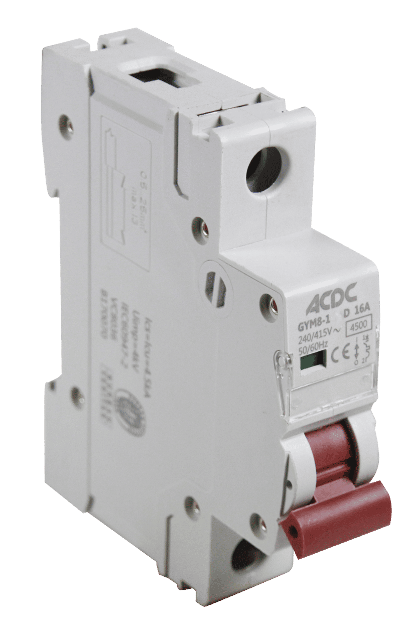 ACDC - Circuit Breaker - 1 Pole - D-Curve - 4.5kA - 4A | LEROY MERLIN ...