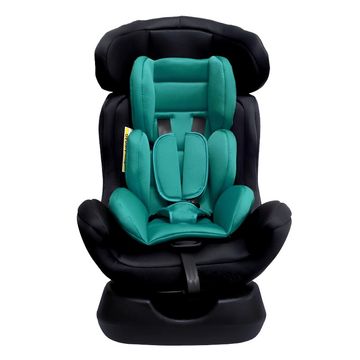 Babybuggz Issybugg Rear- and Forward-Facing Car Seat - Black with Green Inner