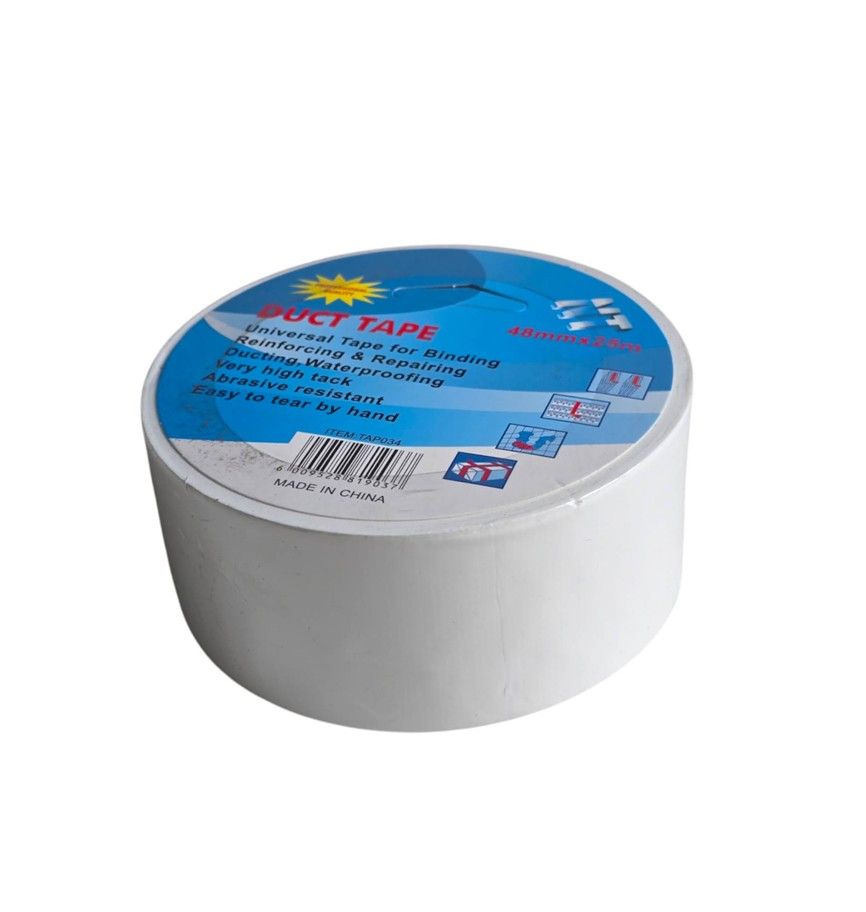 NT TOOLS Duct Tape - White - 48mm x 25m