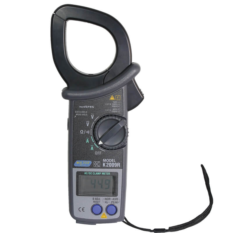 2000A Professional AC/DC True RMS Clamp Meter (K2009R) - Major Tech