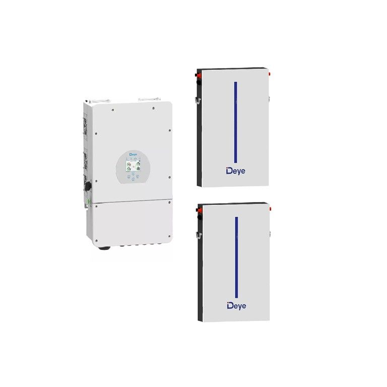 Deye 8KW Hybrid Inverter and 2X Deye 6.1KwH Lithium-ion Battery Combo