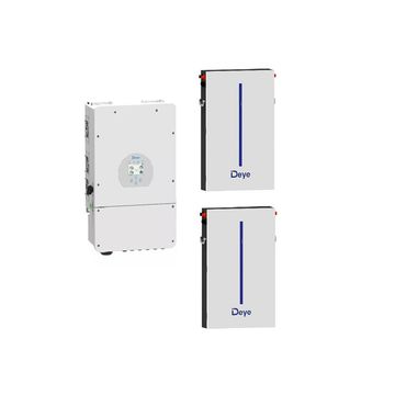 Deye 8KW Hybrid Inverter and 2X Deye 6.1KwH Lithium-ion Battery Combo