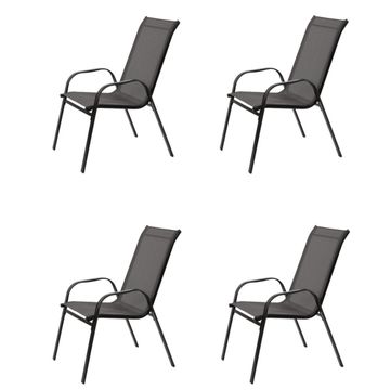 Seagull KD Textilene Patio Chair Set Of 4