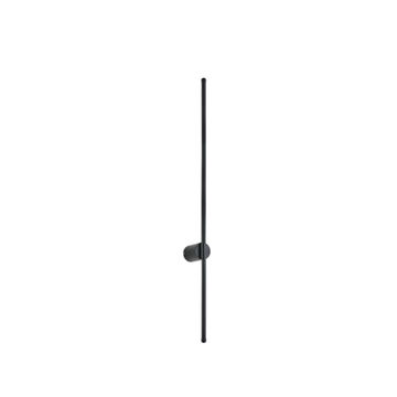 Aluminium and PMMA Linear Wall Light with Rotatable Spotlight Arm and 2 Switches
